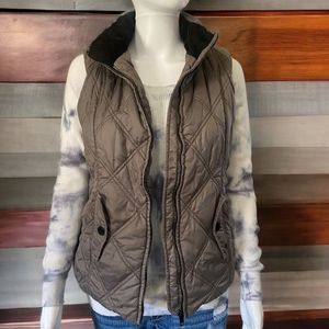 Tommy Hilfiger Play Fleece Lined Quilted Zip Vest Size Small